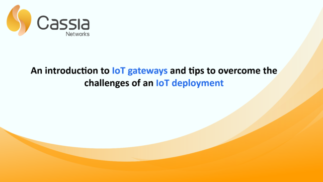 Introduction to an IoT Gateway