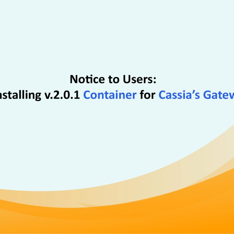 Pre-installing v2.0.1 container for cassia's gateways