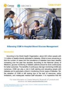 SiSensing CGM In-Hospital Blood Glucose Management
